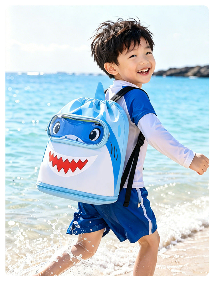 Children's Cartoon Wet and Dry Separation Swimming Bag