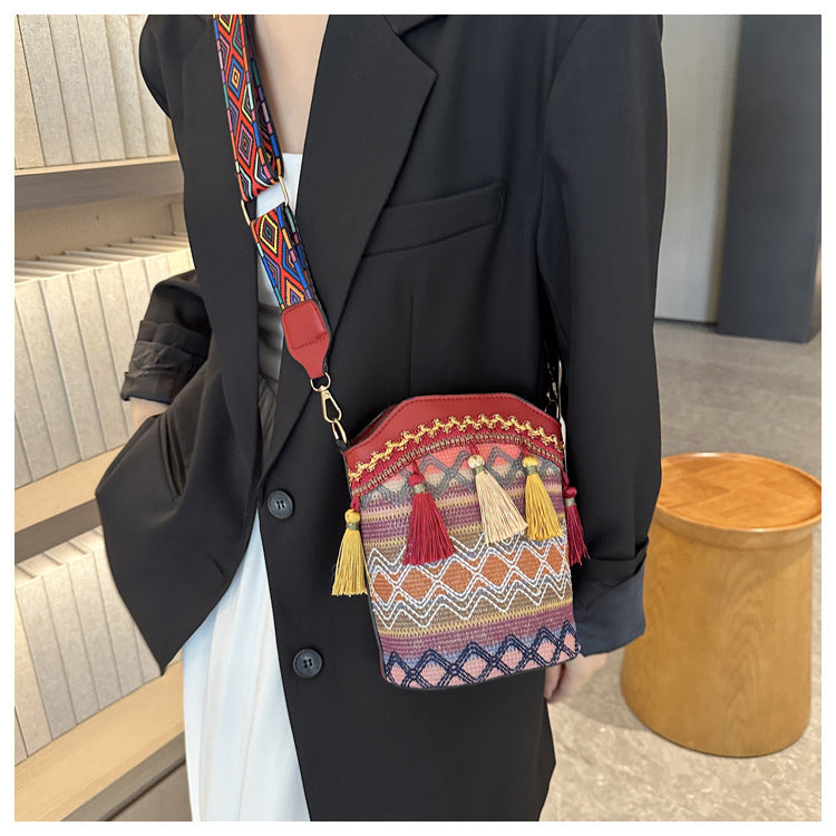Ethnic Style Woven Bag