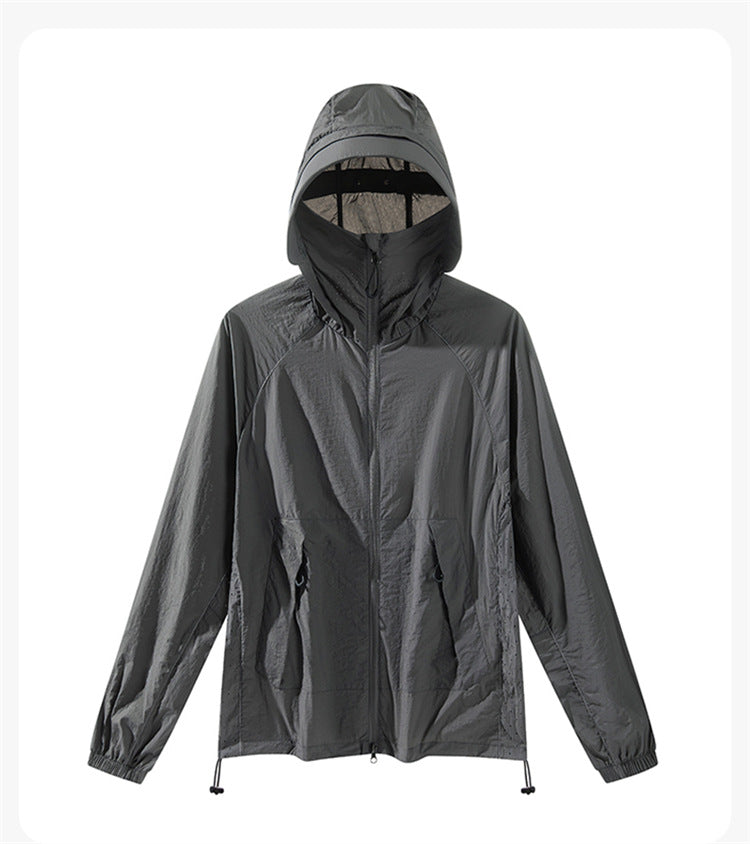 Unisex Hooded Lightweight Sun Protection Clothing