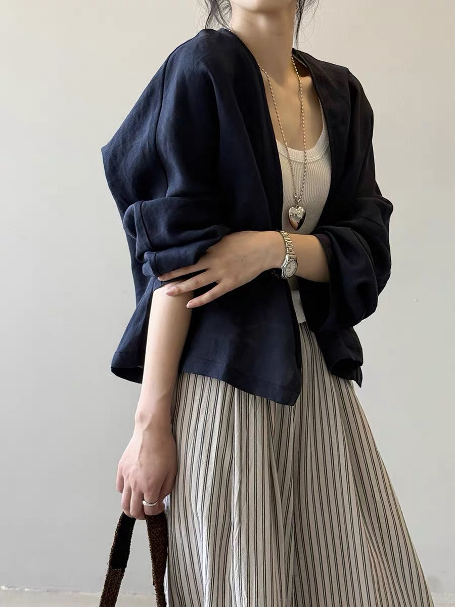 Cotton And Linen Sunscreen Cardigan