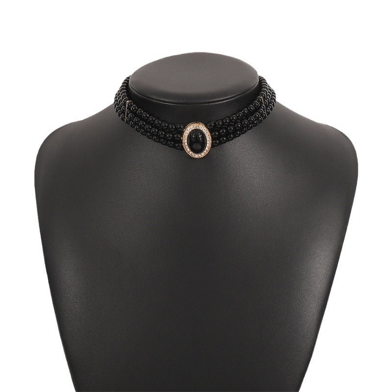 Multi-layered Pearl Necklace