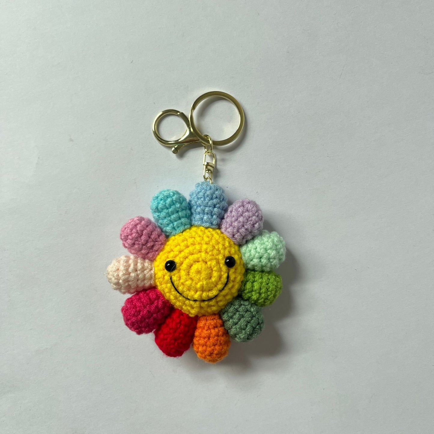 Hand-crocheted four-leaf Clover Pendants
