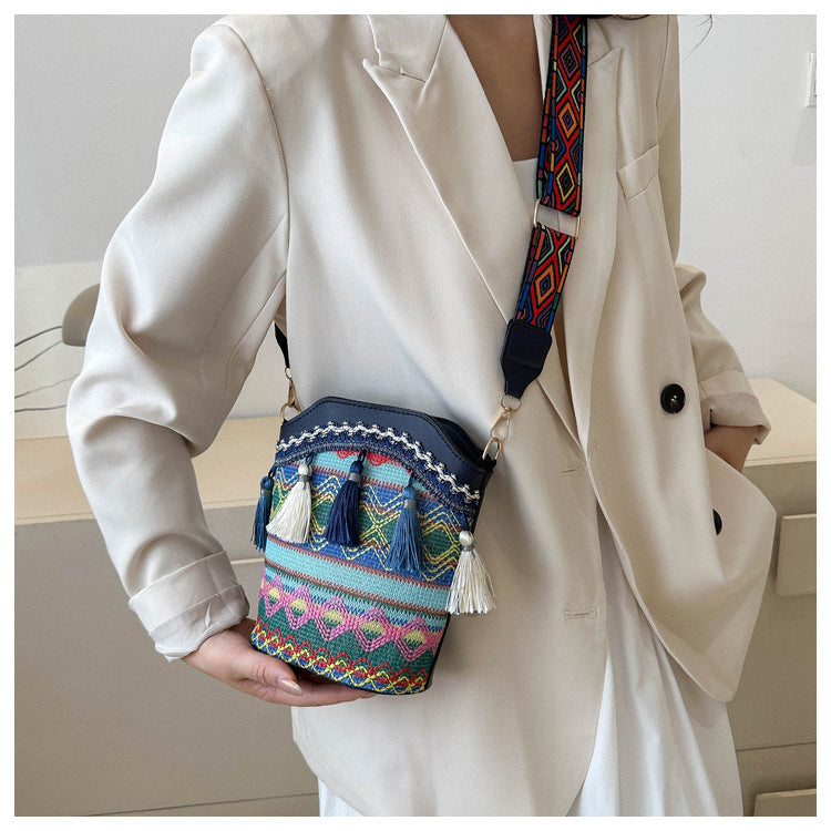 Ethnic Style Woven Bag
