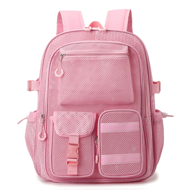 Hollow Out Multi Pockets Backpack