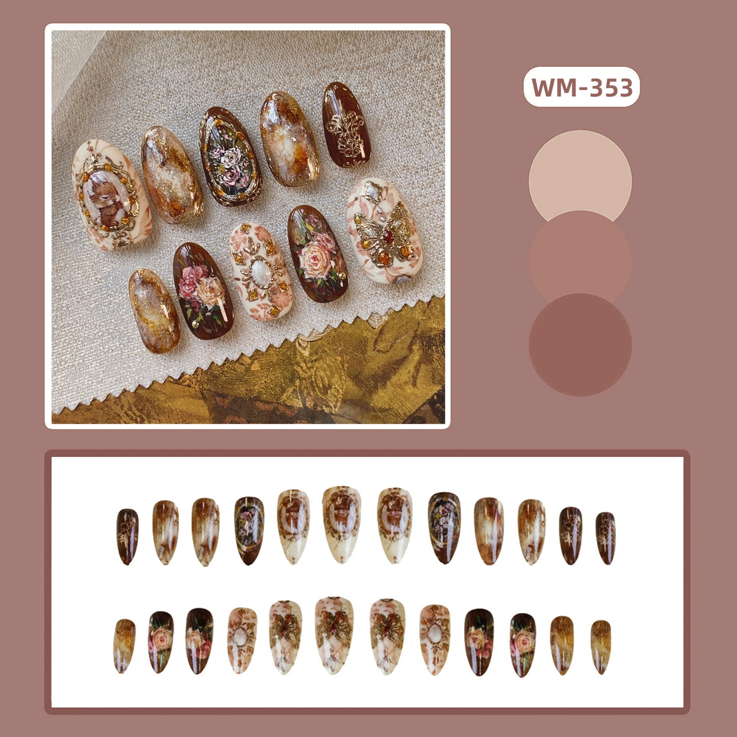 Amber Rose Nail Art