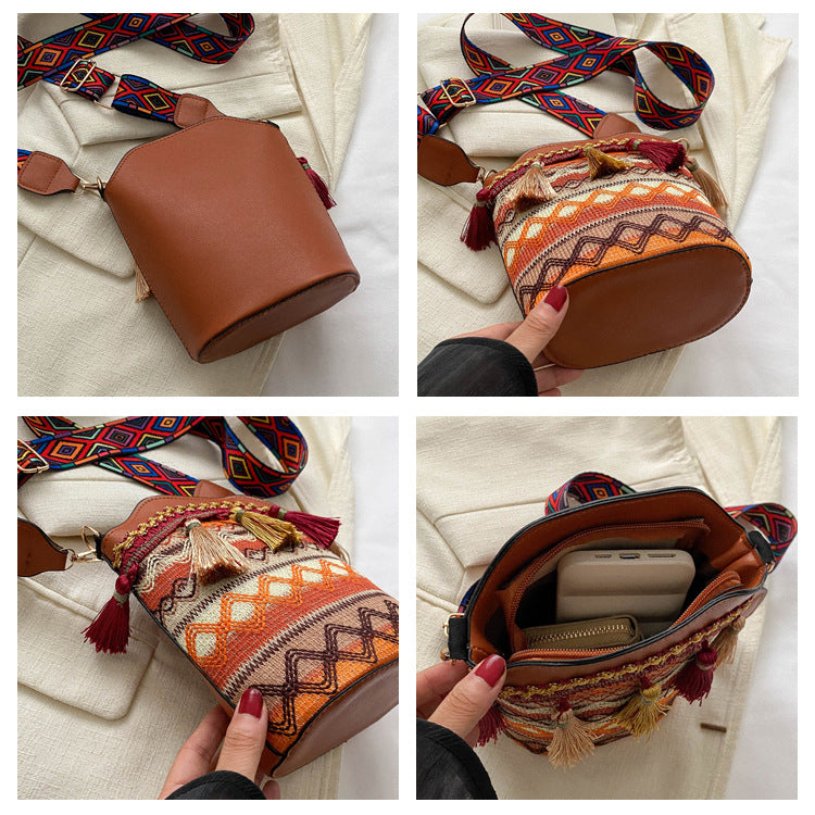 Ethnic Style Woven Bag