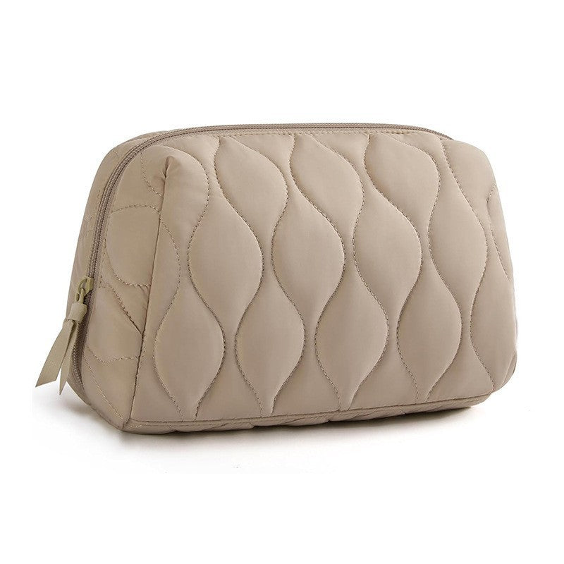 Hand-held Zippered Cosmetic Bag