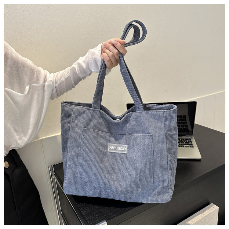 Corduroy Shoulder Bag
