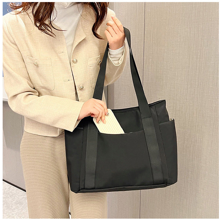 Solid Color Canvas Bag