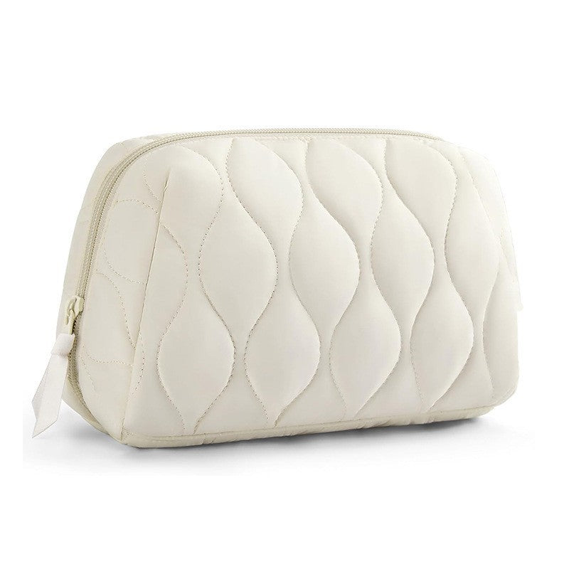 Hand-held Zippered Cosmetic Bag
