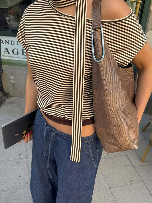 Stripe Casual Top