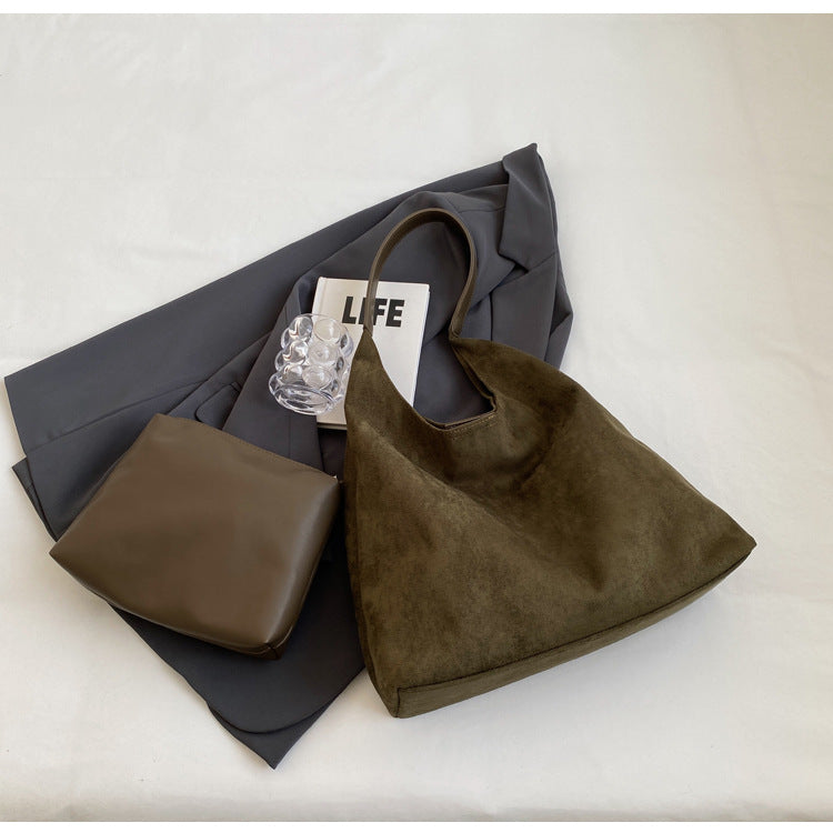 Soft Suede Handbag