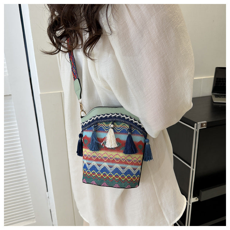 Ethnic Style Woven Bag