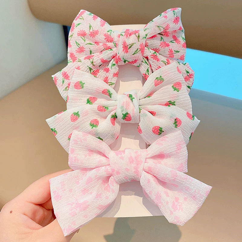 Children's Bow Hair Barrette