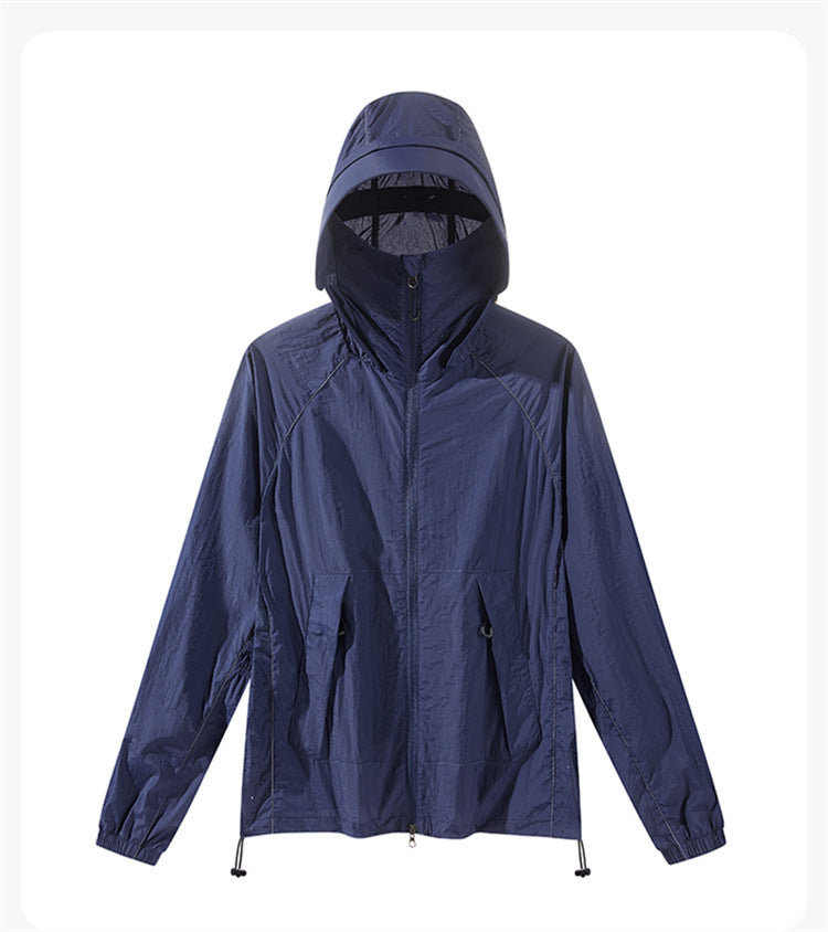 Unisex Hooded Lightweight Sun Protection Clothing