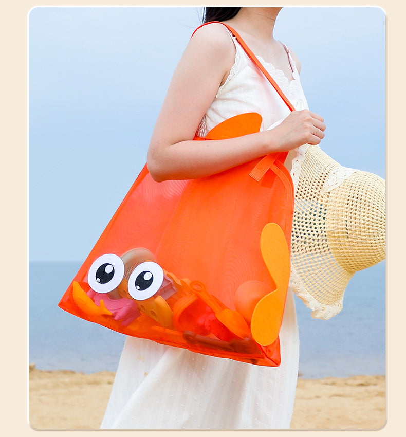 Children's Cartoon Large Capacity Mesh Bag