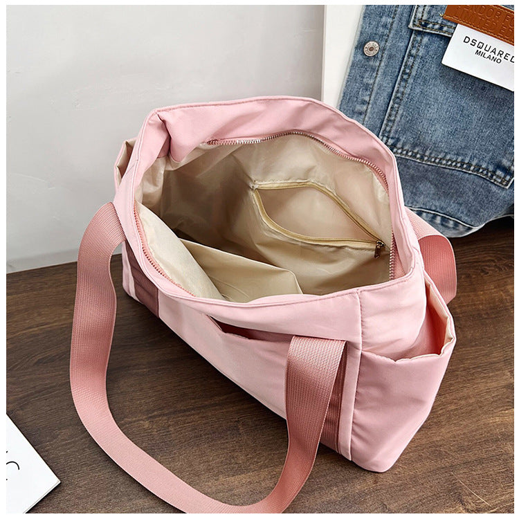 Solid Color Canvas Bag