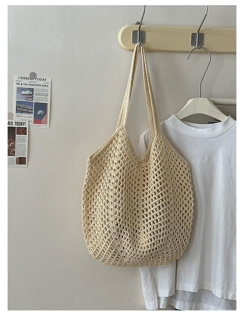 Hollowed-out Knit Bag