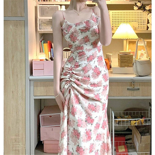 Floral Slit Dress