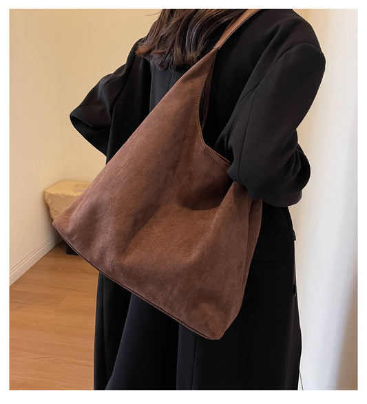 Soft Suede Handbag