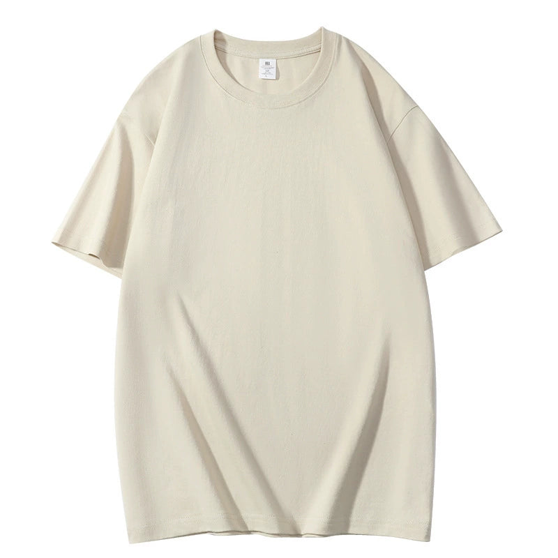Solid Color T-Shirt For Men And Women
