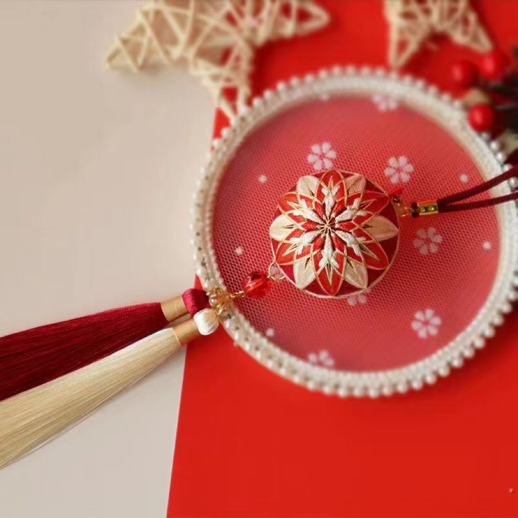 Embroidered Ball Ornaments