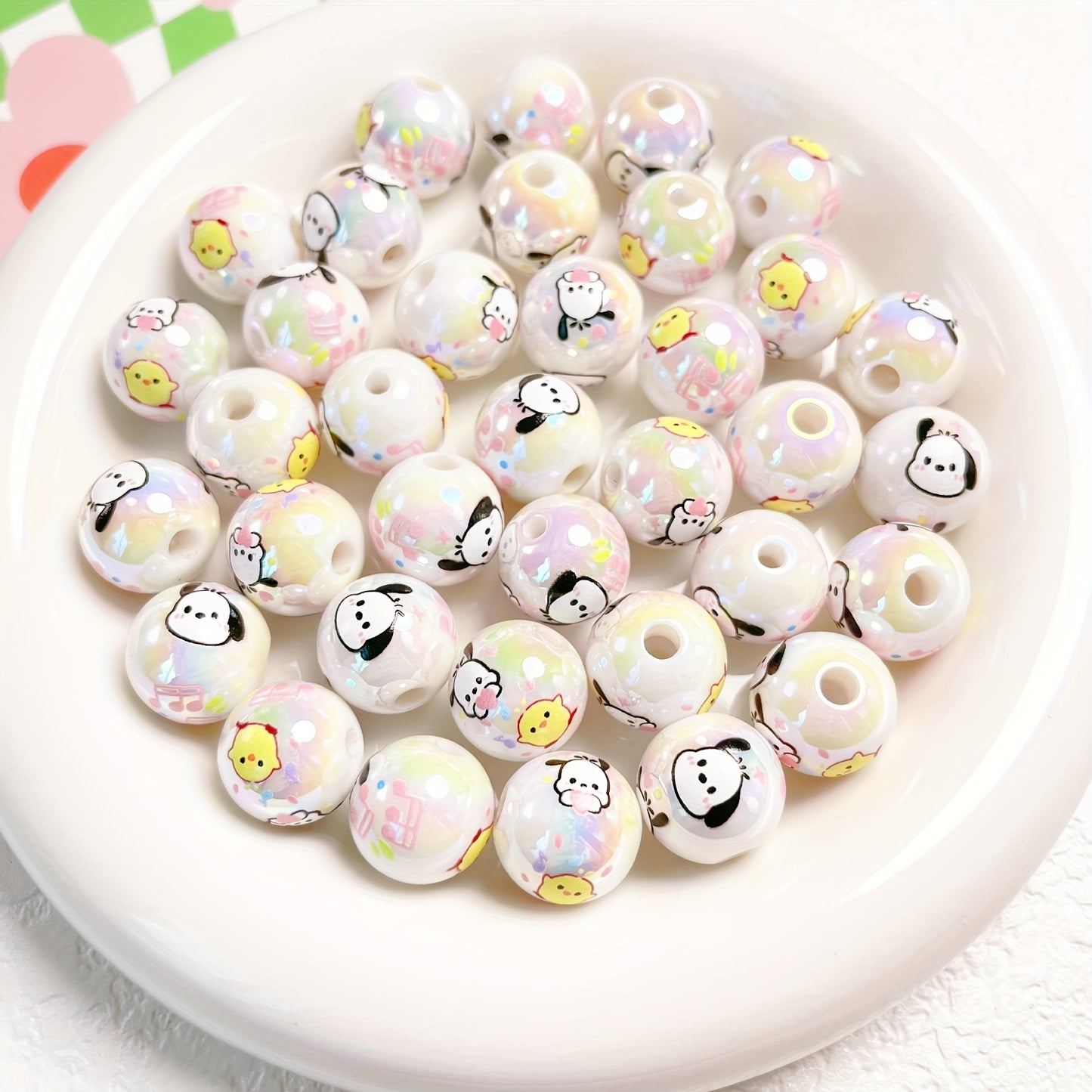 10 pcs Cartoon Beads DIY Bracelet Necklace