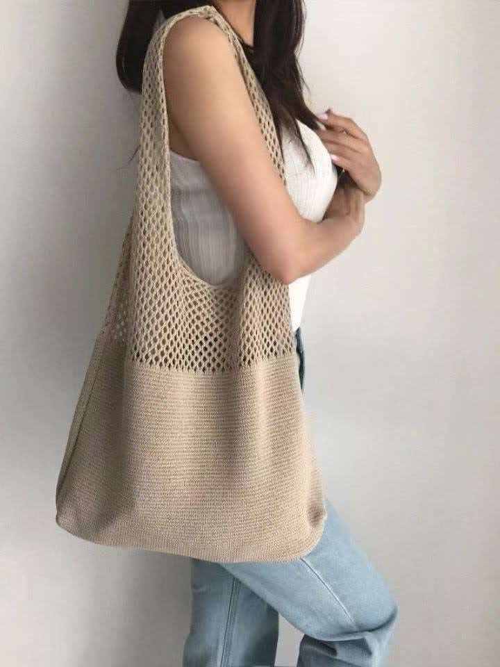 Knitted Single-shoulder Bag