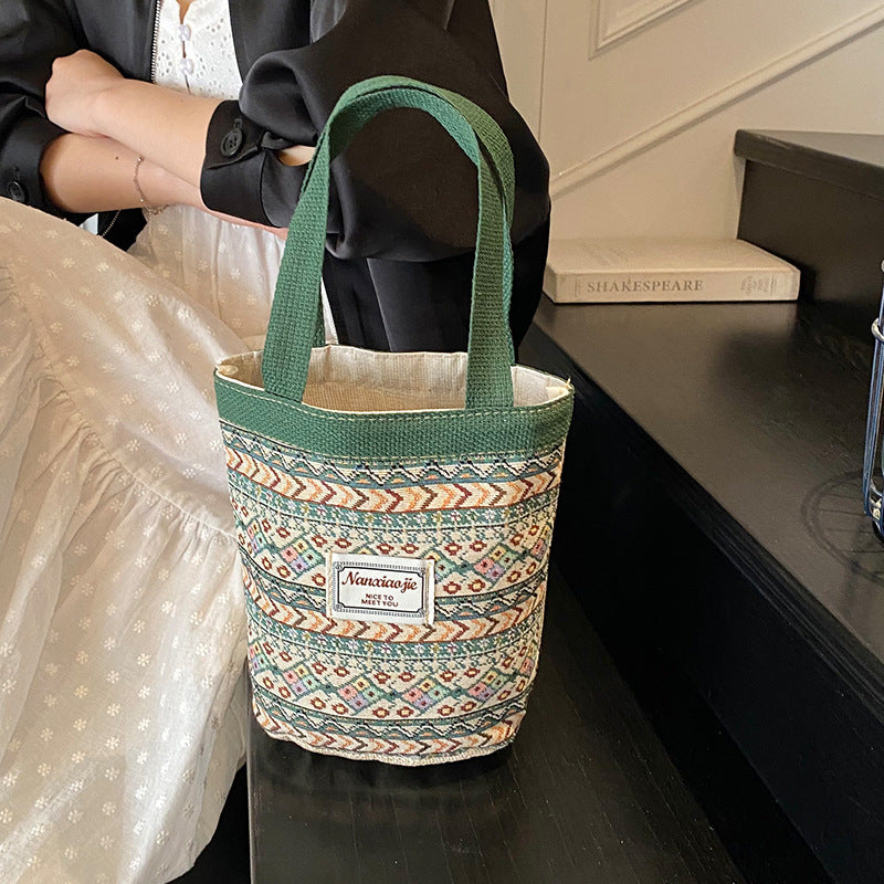Boho Print Lunch Bag For Office Workers