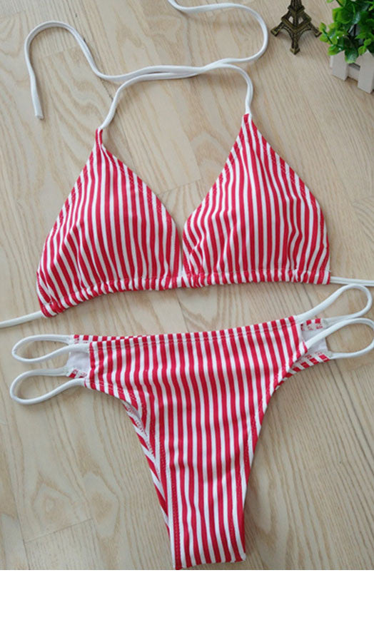 Stripe Bikini Set