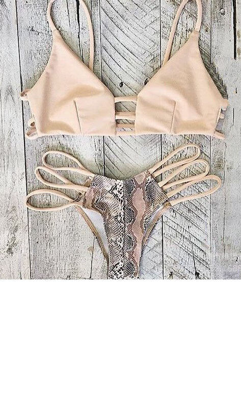 Strappy Bikini Set