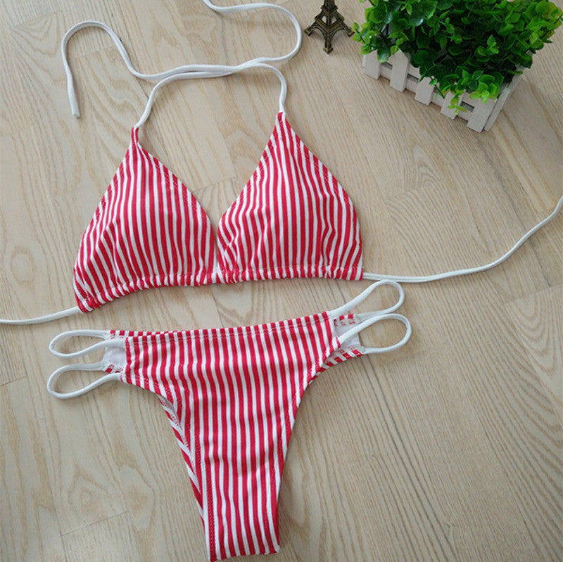 Stripe Bikini Set