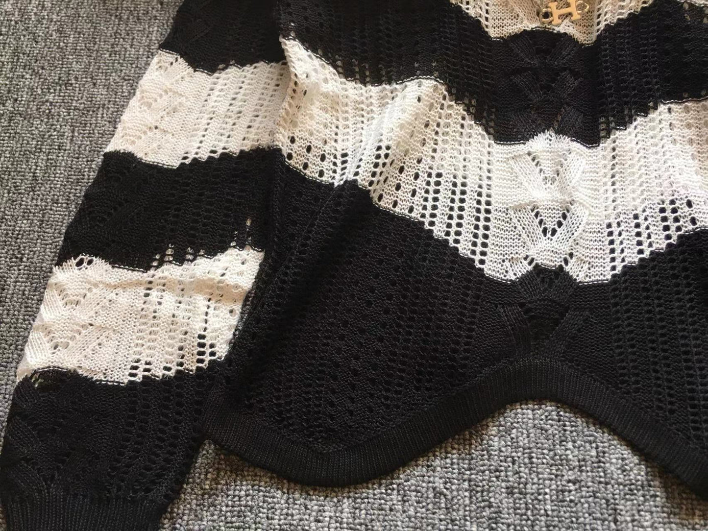 Black And White Sweater