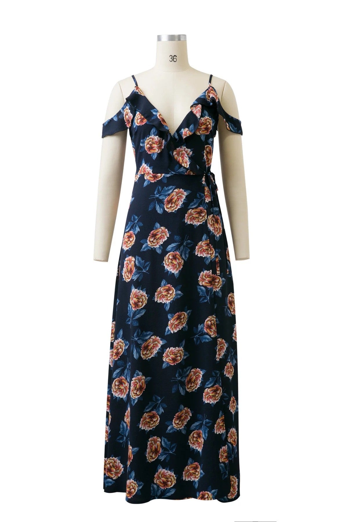 Floral Maxi Slit Dress