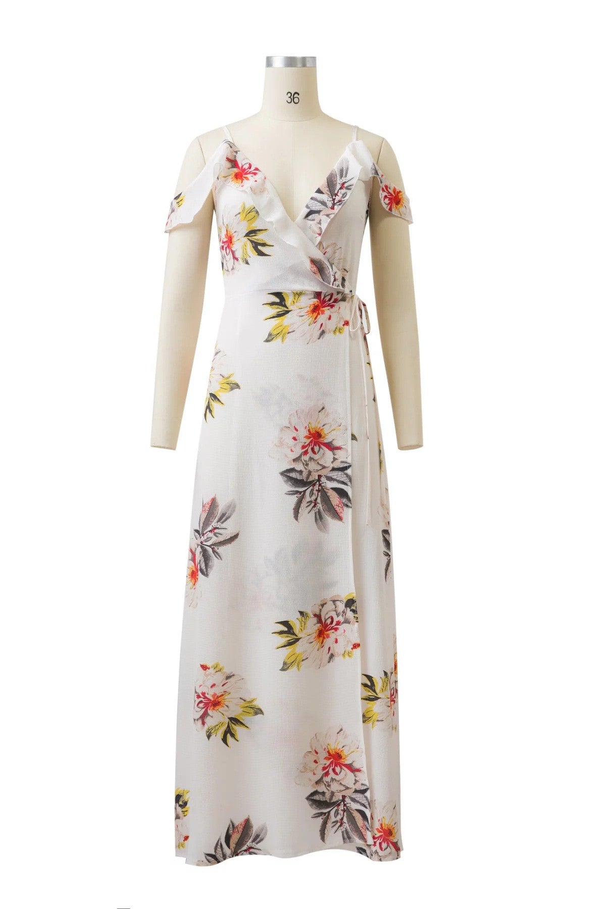 Floral Maxi Slit Dress