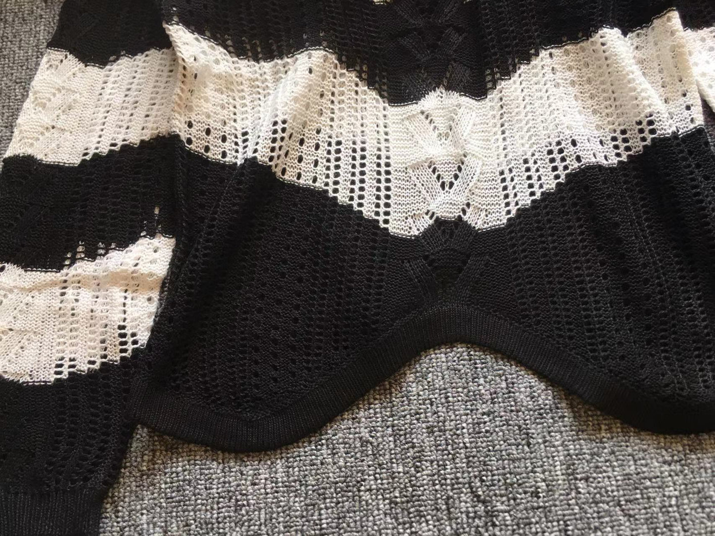 Black And White Sweater