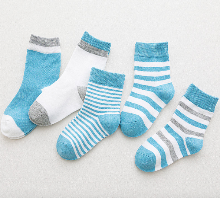 Five Pairs Of Kids Socks