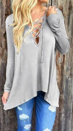 Romoti All To Lace Up Sweater