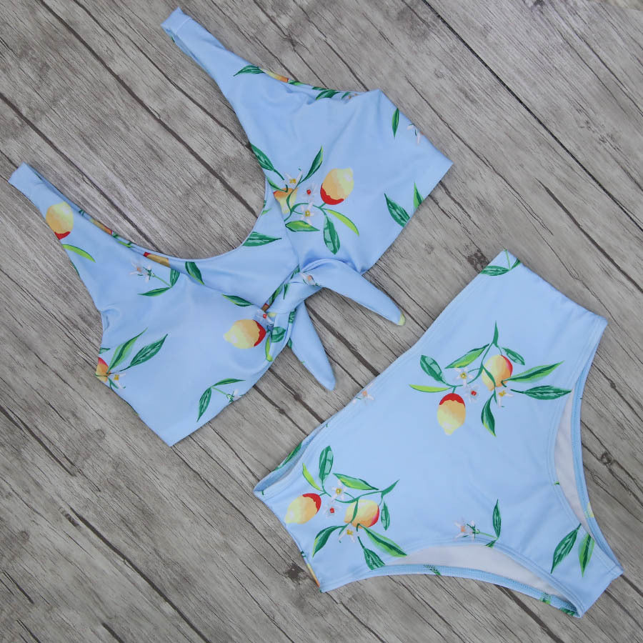 Floral Two Pieces Bikini Set