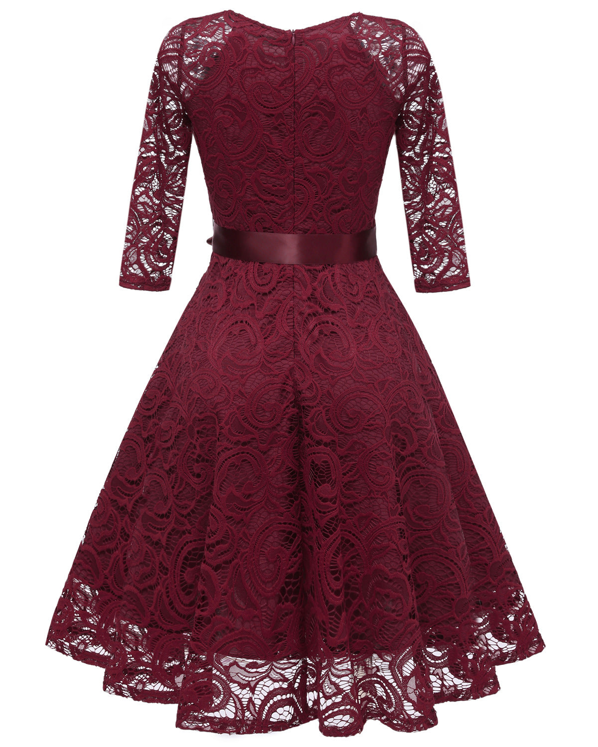 V Neck Lace Dress