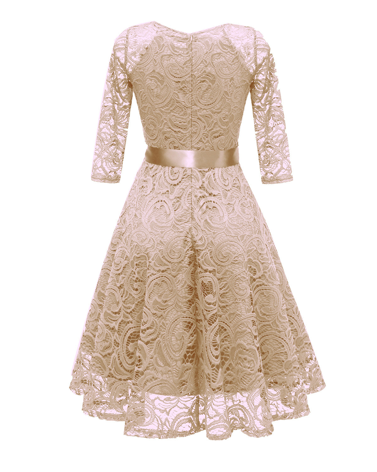 V Neck Lace Dress