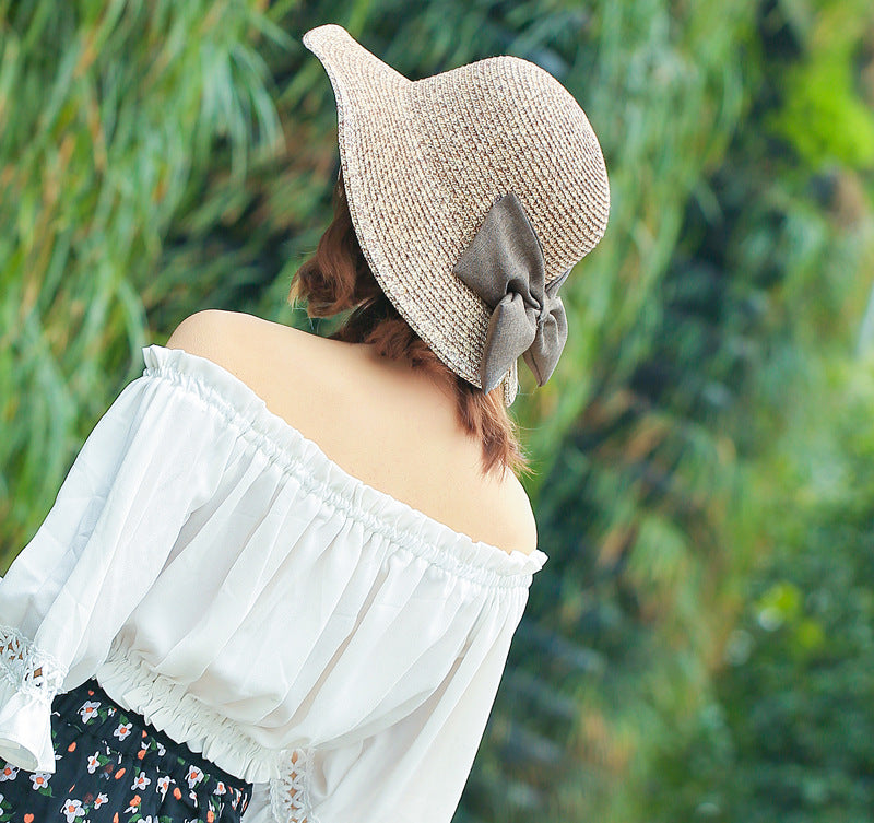 Bow Straw Hat