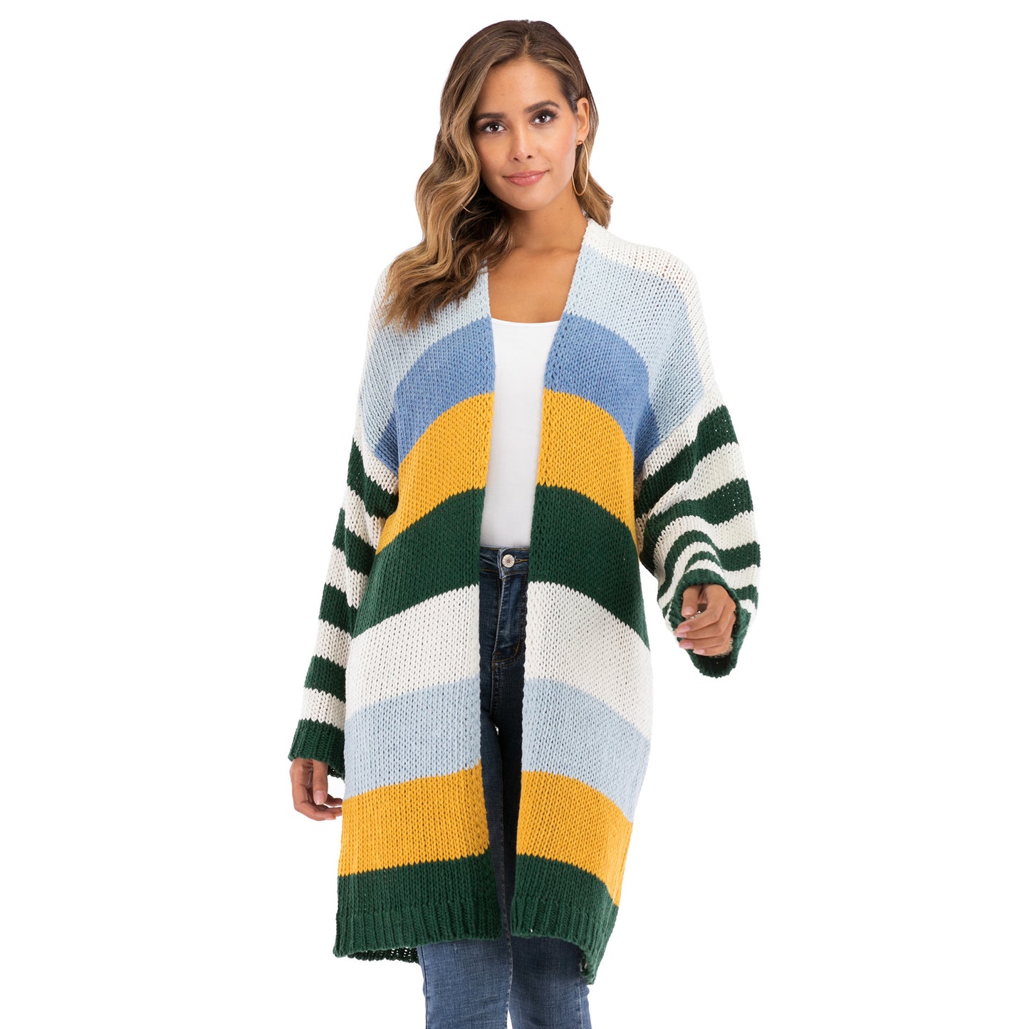 Colorful Knit Cardigan