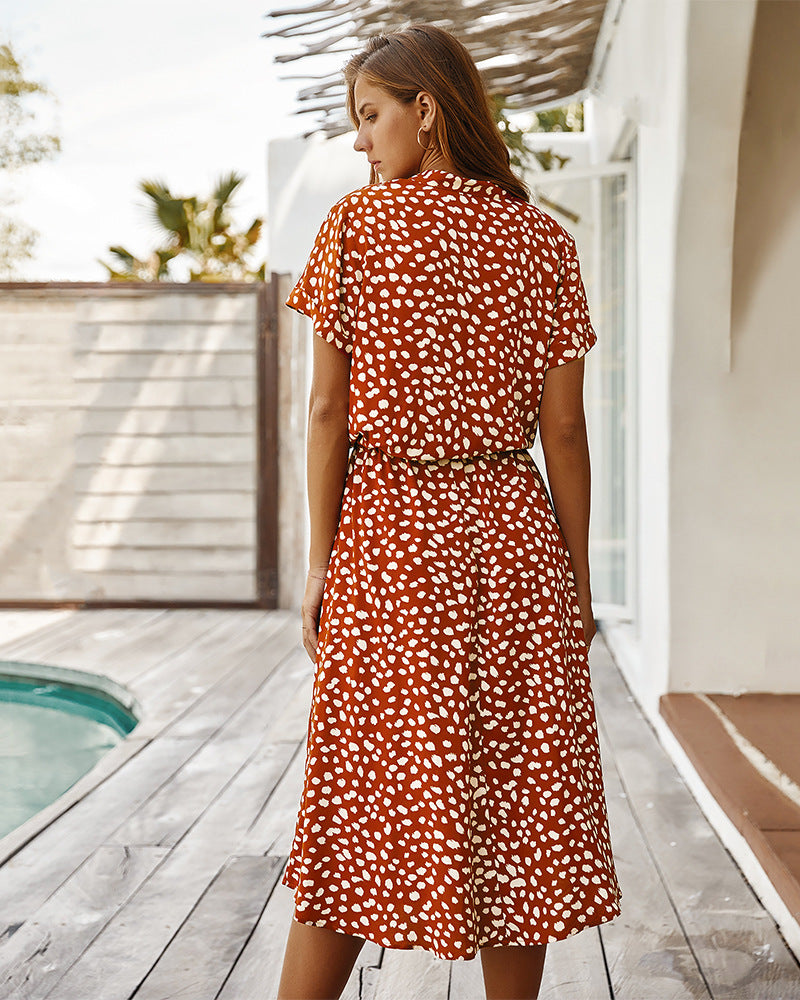 Dots Print Dress