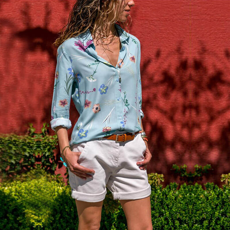 Floral Chiffon Blouse