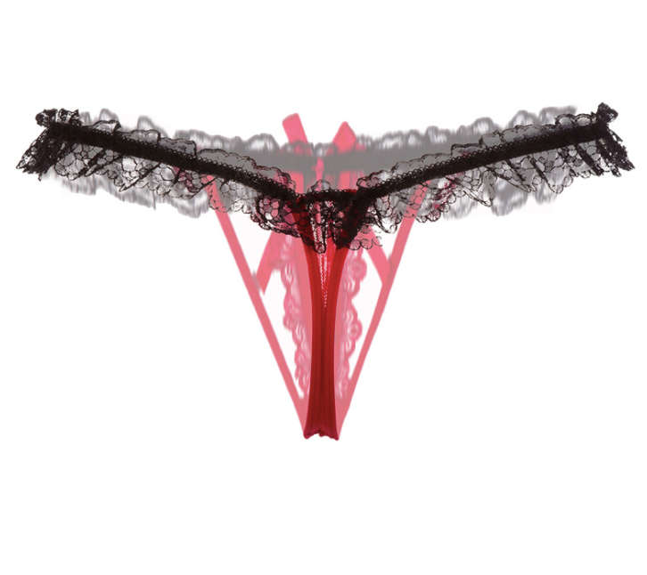 Lace Hollow Out Bead G-string