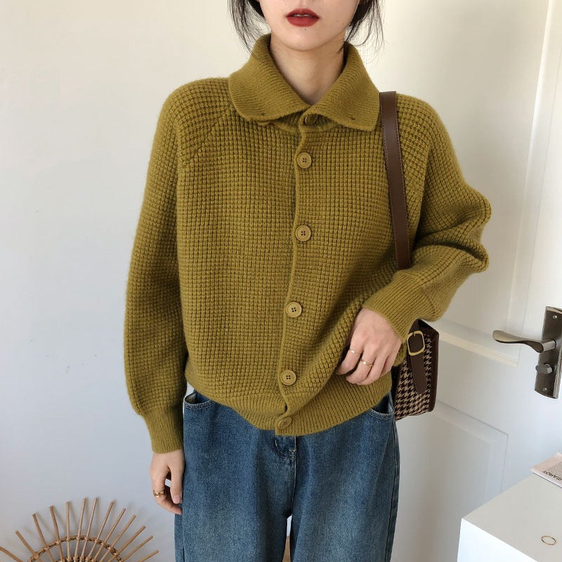 Front Buttons Sweater
