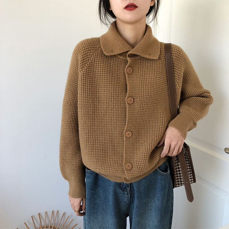 Front Buttons Sweater