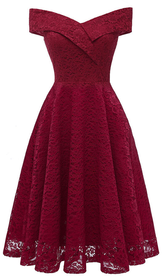 Off The Shoulder Lace Dress