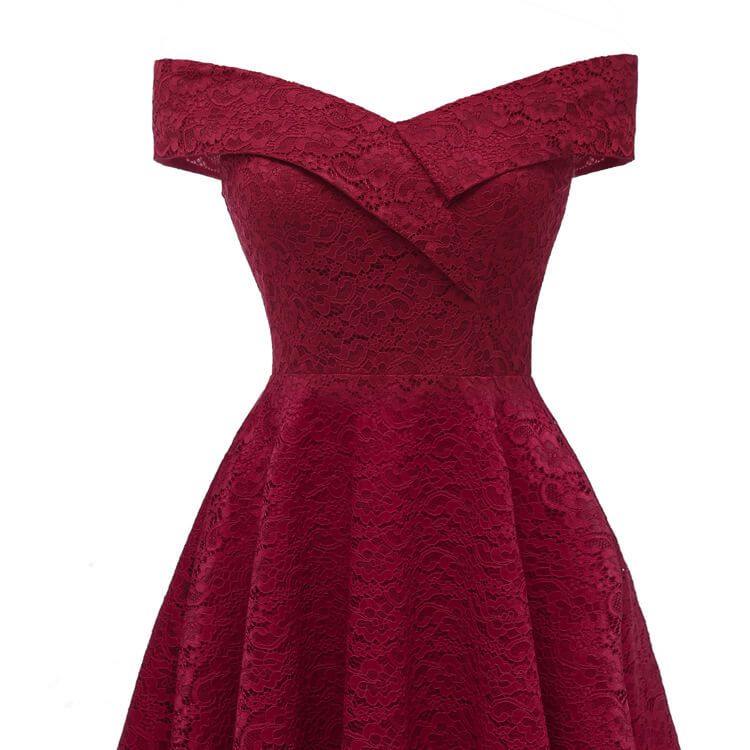 Off The Shoulder Lace Dress